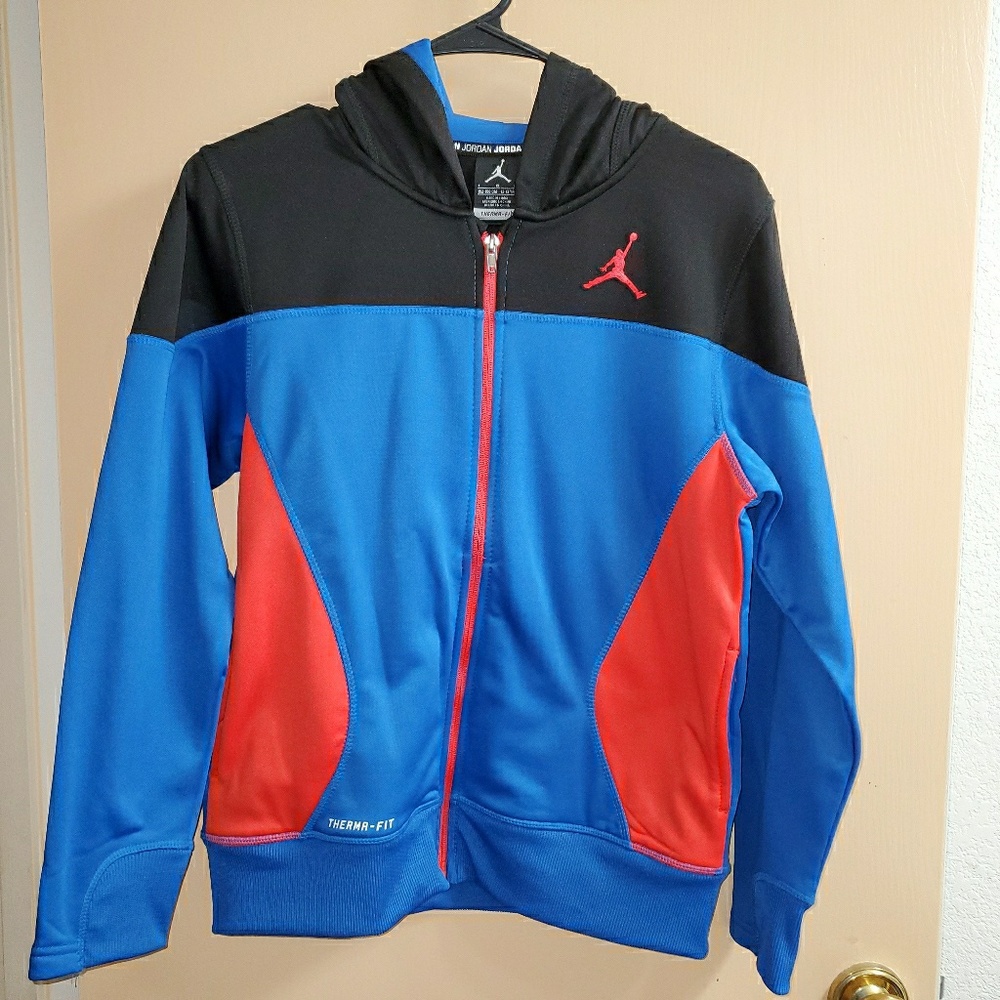 Boy's Jordan Zip Up Hoodie Jacket Large